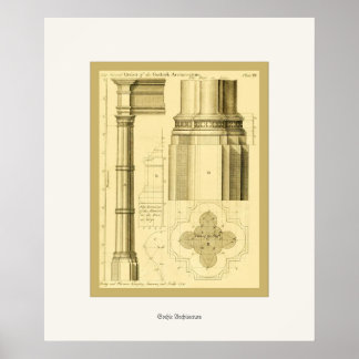 Affiches Architecture gothique ~ Art Vintage