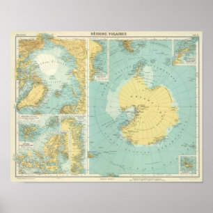 Affiches Arctique, Antarctique