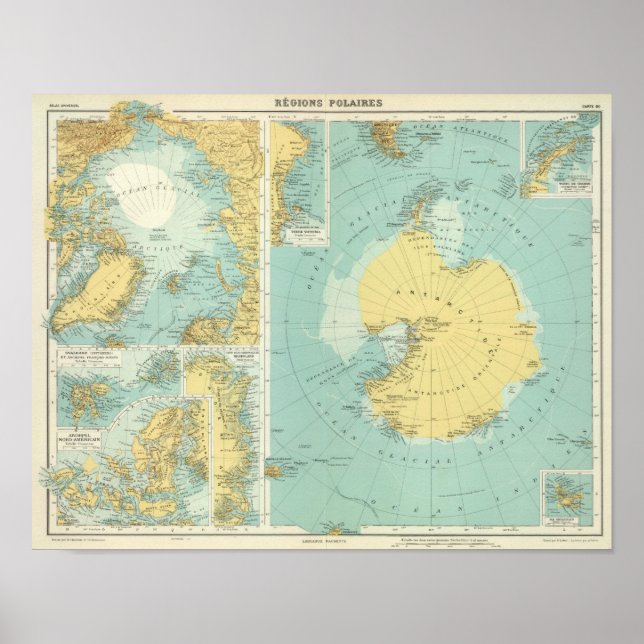 Affiches Arctique, Antarctique (Devant)