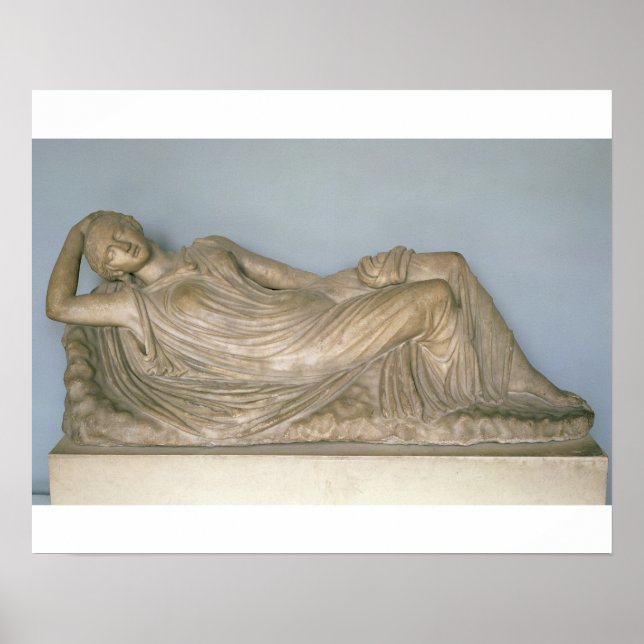 Affiches Ariadne Asleep, Hellenistic from Alexandria, 2nd c (Devant)