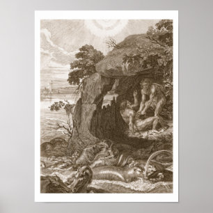 Affiches Aristeus oblige proteus pour indiquer ses oracles,