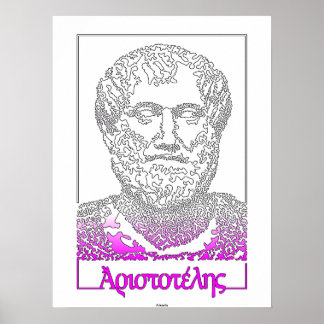 Affiches Aristote. philosophe grec [015]