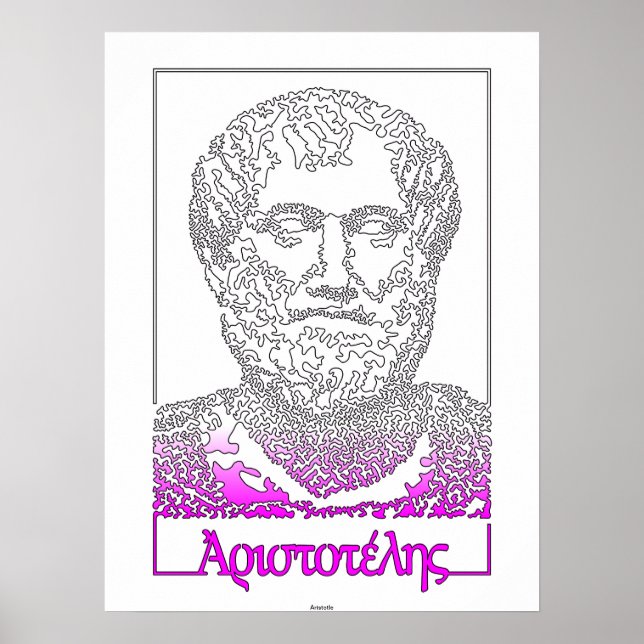 Affiches Aristote. philosophe grec [015] (Devant)