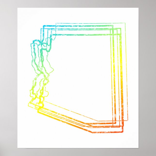 Affiches arizona chill flou (Devant)