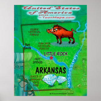 Affiches Arkansas USA