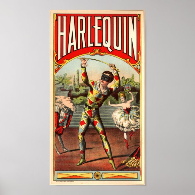 Affiches Arlequin (Devant)
