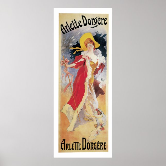 Affiches Arlette Dorgere, 1904 Art Nouveau (Devant)