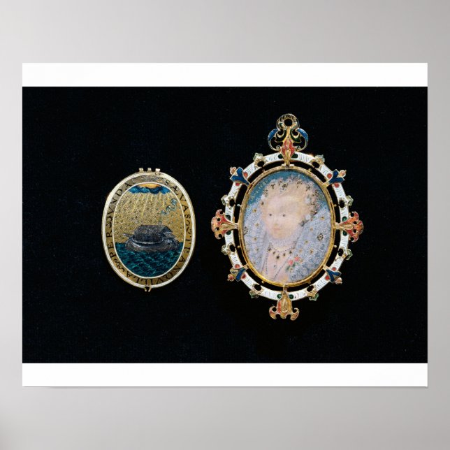 Affiches Armada Jewel, miniature of Queen Elizabeth Enclo (Devant)