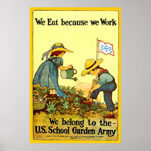Affiches Armée de jardin d'école - copie