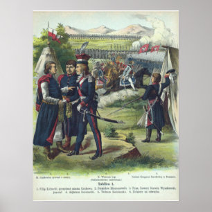 Affiches Armée polonaise près de Kraków