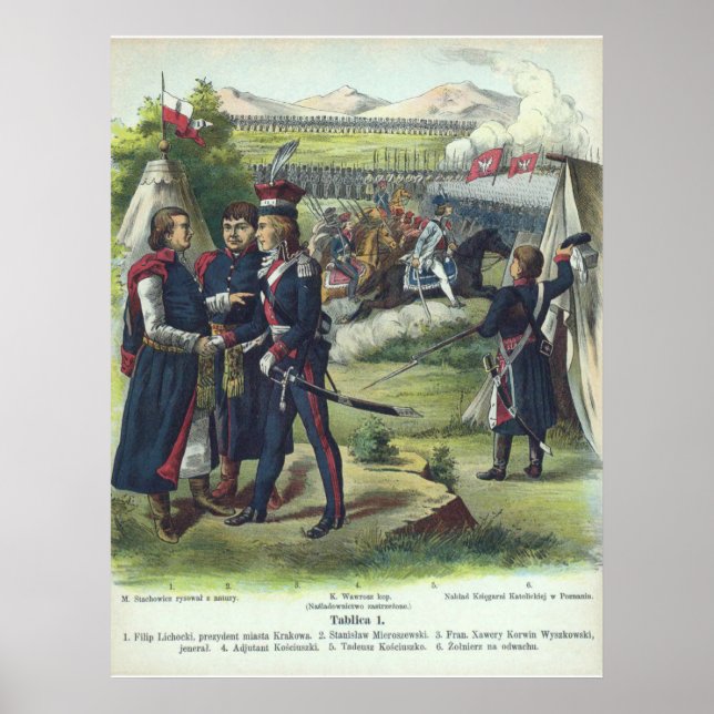 Affiches Armée polonaise près de Kraków (Devant)