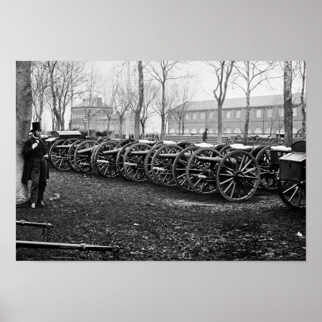 Affiches Armes à armes à feu à l'Arsenal : 1862 (Devant)