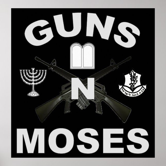 Affiches Armes à Moses sombres (Devant)