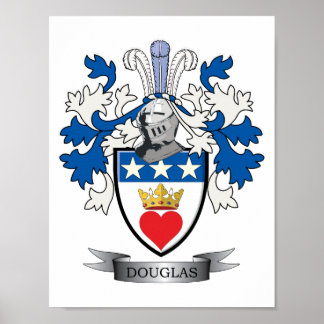 Affiches Armoiries de Douglas Family Crest