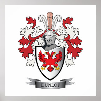 Affiches Armoiries de la famille Dunlop