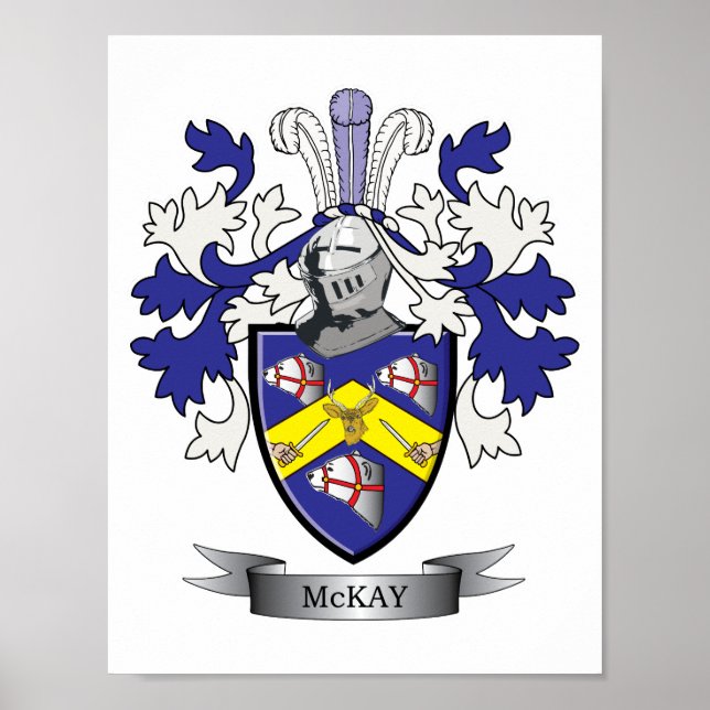 Affiches Armoiries de McKay Family Crest (Devant)