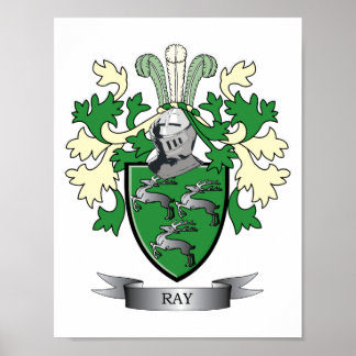 Affiches Armoiries de Ray Family Crest