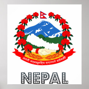 Affiches Armoiries du Népal
