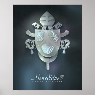 Affiches Armoiries du Pape Benedicts