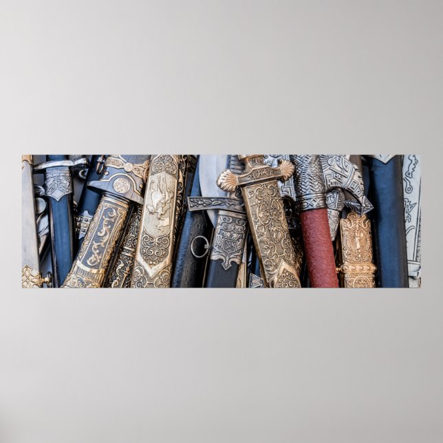 Affiches Armoiries en acier froid (Devant)