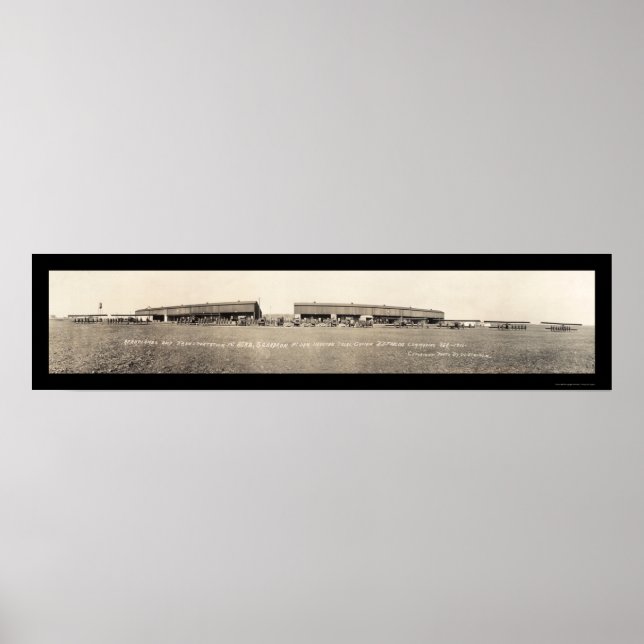 Affiches Army Airplanes Houston, TX Army Photo 1916 (Devant)