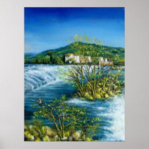 Affiches ARNO RIVER À ROVEZZANO Florence Italie