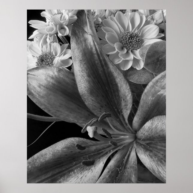 Affiches Arrangement avec Lillies (Devant)