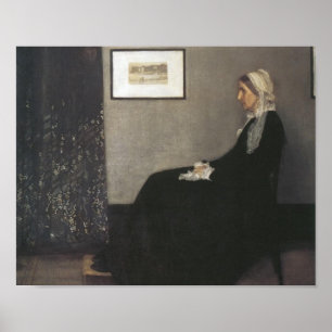 Affiches Arrangement en gris et noir - Mère de Whistler