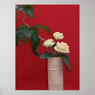 Affiches Arrangement Rose oriental