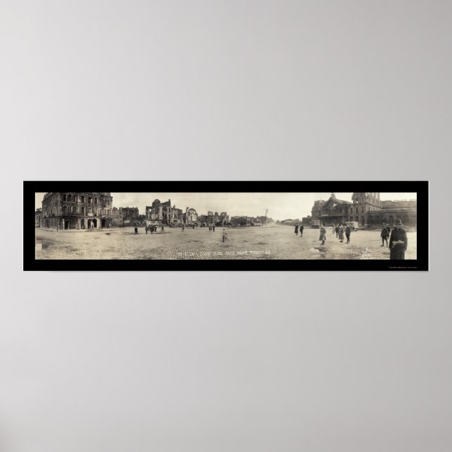 Affiches Arras, France Photo du chemin de fer 1919 (Devant)