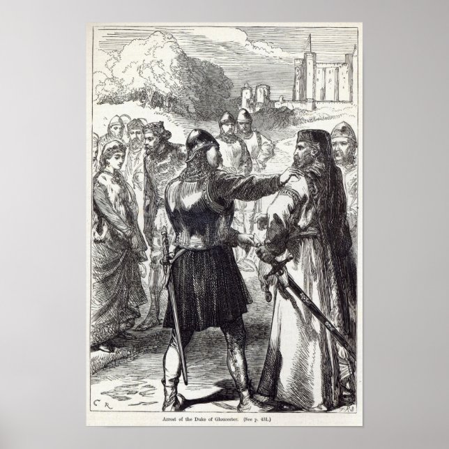Affiches Arrestation du duc de Gloucester (Devant)
