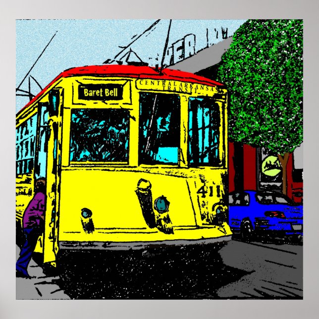 Affiches Arrêt de chariot (Devant)