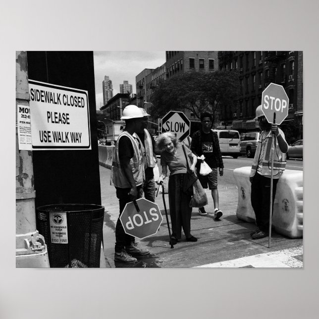 Affiches Arrêt lent (Devant)