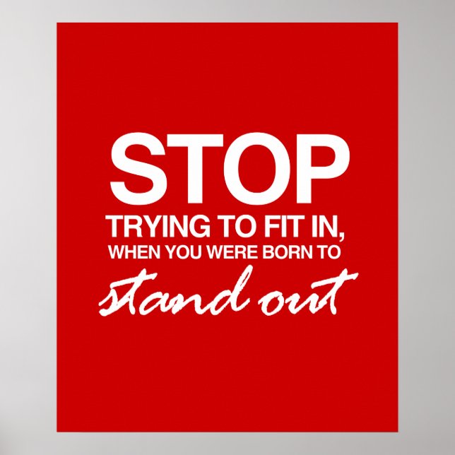 AFFICHES ARRÊTEZ D'ESSAYER DE S'INSTALLER (Devant)