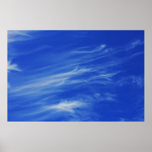 Affiches Arrière - plan du ciel bleu.