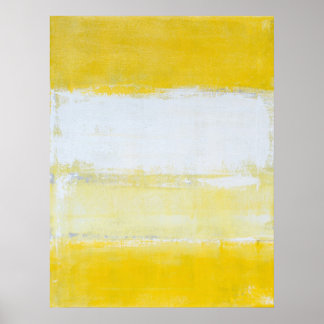 Affiches Art Abstrait gris et jaune 'Snap Shot'