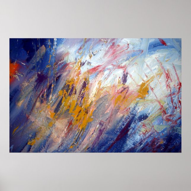 Affiches Art Abstrait original (Devant)