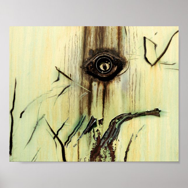 Affiches Art Abstrait rouille - Amusement Cool unique (Devant)