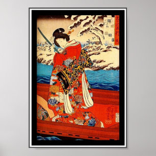 Affiches Art Asiatique Vintage Utagawa Kuniyoshi, 