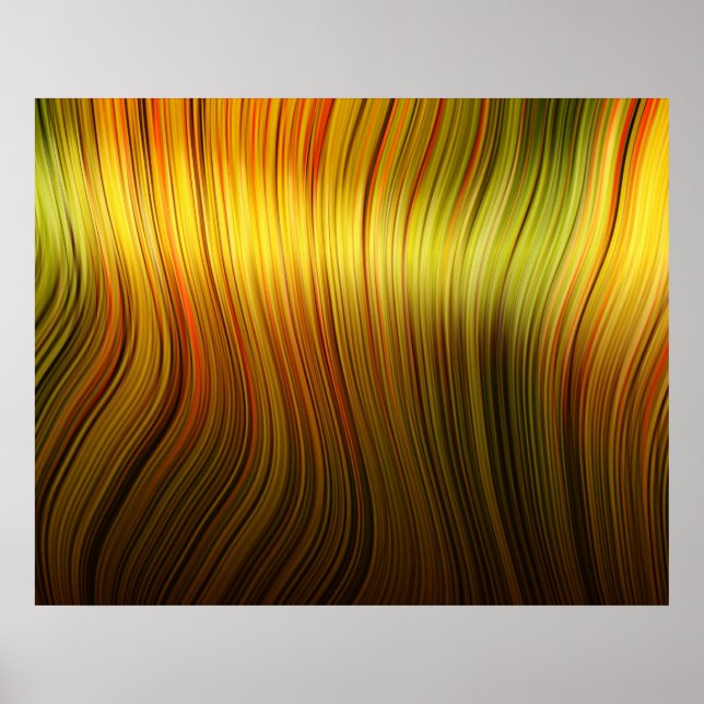 Affiches Art Bio Moulage Plastique Doux Strands Jaune (Devant)