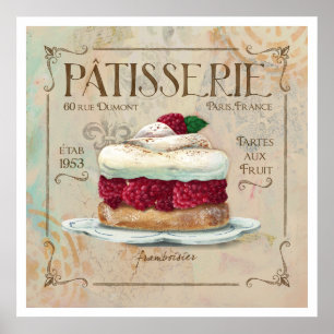 Affiches Art d'affiche du Patisserie I