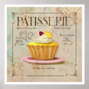 Affiches art d'affiche du patisserie IV