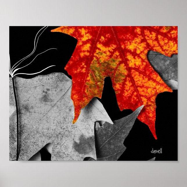 Affiches Art d'automne (taille de cadre photo standard) (Devant)