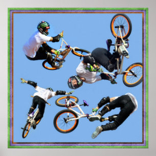 Affiches Art de BMX, Copyright Karen J Williams
