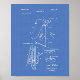 Affiches Art de brevet de la cabine d'aiguillage d'alarme