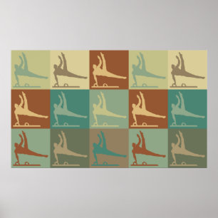 Affiches Art de bruit de gymnastique