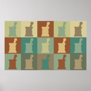 Affiches Art de bruit de pharmacologie