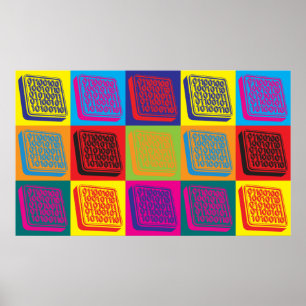 Affiches Art de bruit de technologie de la programmation