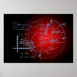 Affiches art de l'affiche mathématique