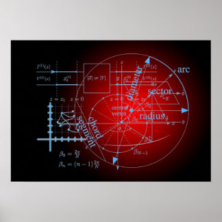 Affiches art de l'affiche mathématique